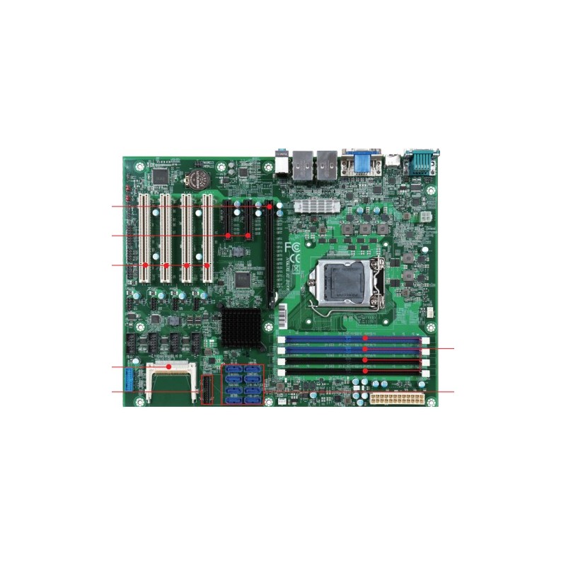 RUBY-D718VG2AR - Portwell RUBY-D718VG2AR-KBL ATX Industrial Motherb...