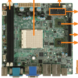 iEi KINO-780AM2 Mini-ITX CPU Board | w/Socket AM2