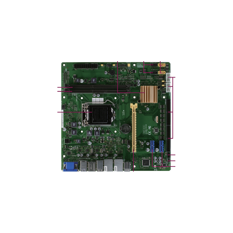 IMBM-H81B-A10 Embedded CPU Boards | Embedded Cpu Boards