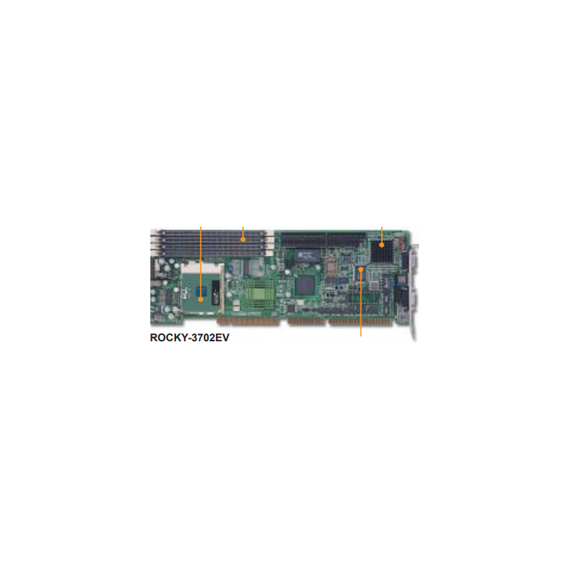 iEi ROCKY-3702EV Full Size PICMG 1.0 Embedded CPU Board | Embedded ...