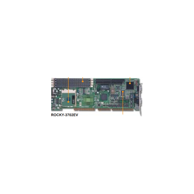 iEi ROCKY-3702EV Full Size PICMG 1.0 Embedded CPU Board