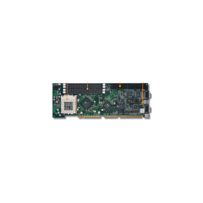 ROCKY-3701- iEi ROCKY-3701 Full Size PICMG 1.0 Embedded CPU Board