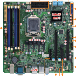 iEi IMB-C2160-R10 microATX motherboard | Embedded CPU Boards
