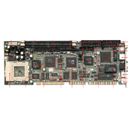 ROBO-578 Full Size PICMG 1.0 Embedded CPU Board