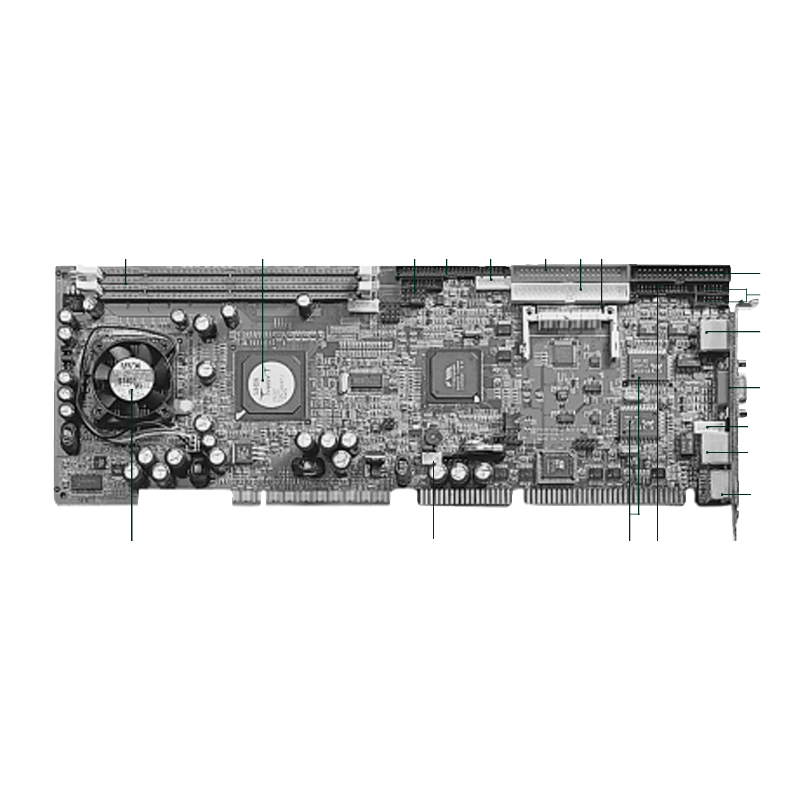 PEAK 639VL2-LP6 Full Sized PICMG 1.0 Embedded CPU Boards