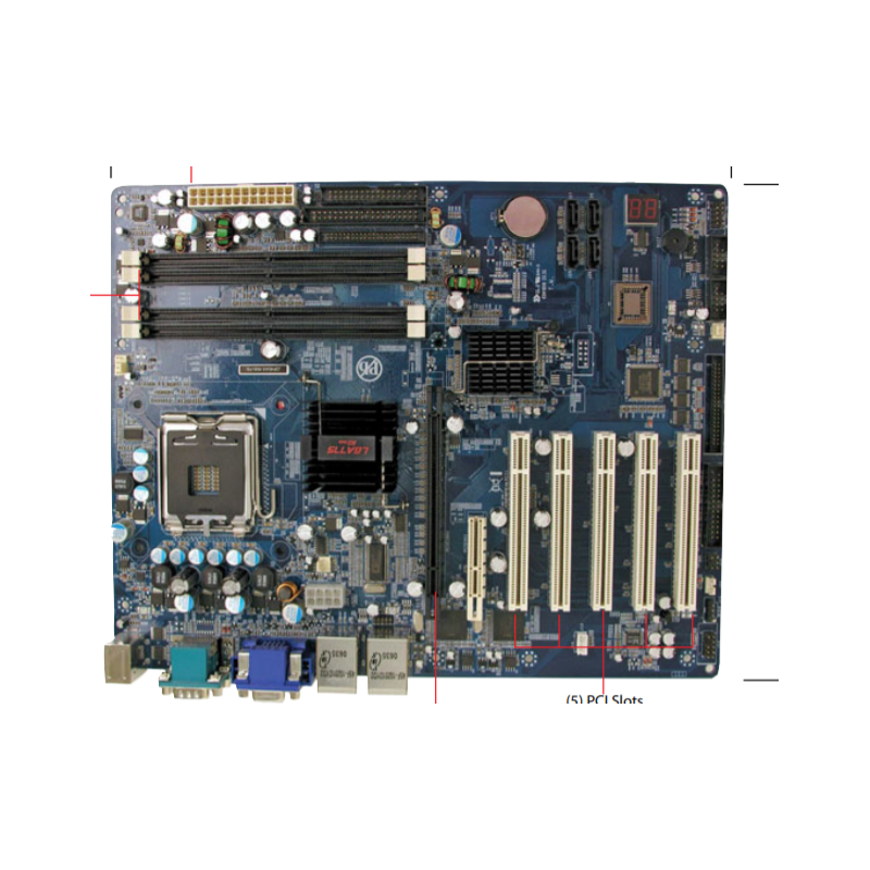 Corvalent FI-P45AX-02 Industrial Embedded Motherboard