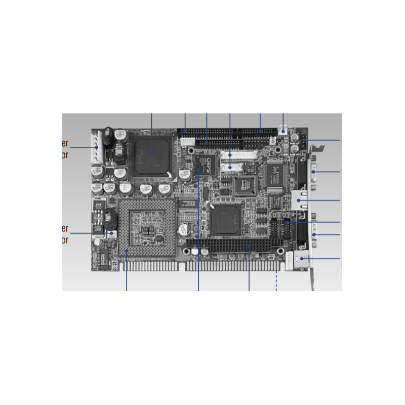 Advantech PCA-6770 Half Size PICMG 1.0 Embedded CPU Board-Embedded CPU Boards-Embedded CPU Boards
