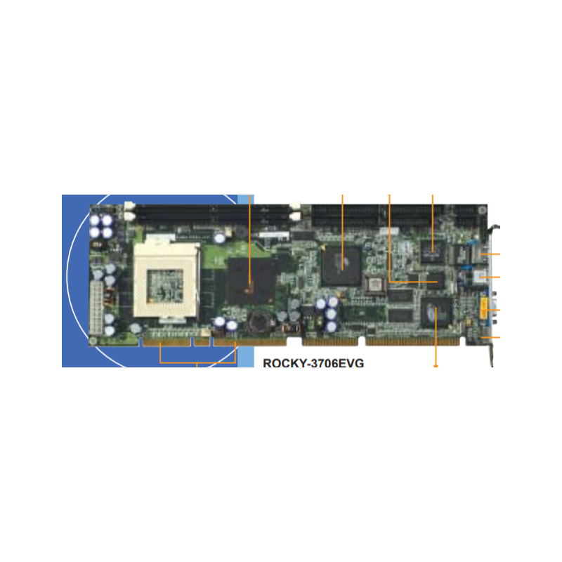 iEi ROCKY-3706EVG Full Size PICMG 1.0 Embedded CPU Board