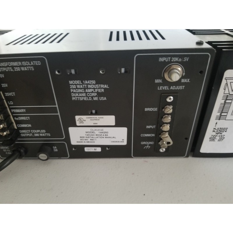 Dukane 1A4250 Power Amplifier | Embedded Cpu Boards