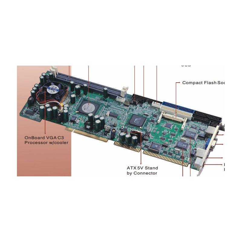 Necom PEAK639VL2 Full-size PICMG 1.0 Embedded CPU Boards