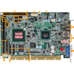 IEI PCISA-PV-D4251/N4551/D5251 Half-Size Atom CPU Board