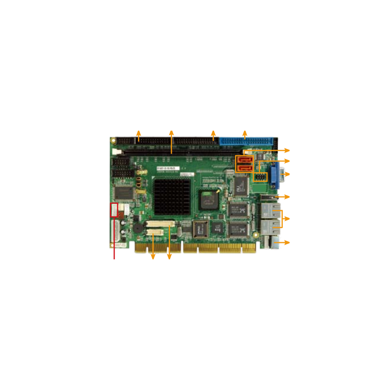 iEi PCISA-LX-R11 Half Size Embedded CPU Board | Embedded Cpu Boards
